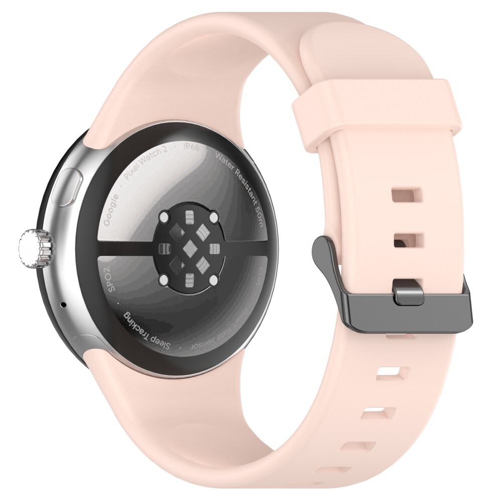 Google Pixel Watch 4 45mm Armbånd i silikone, Lyserød
