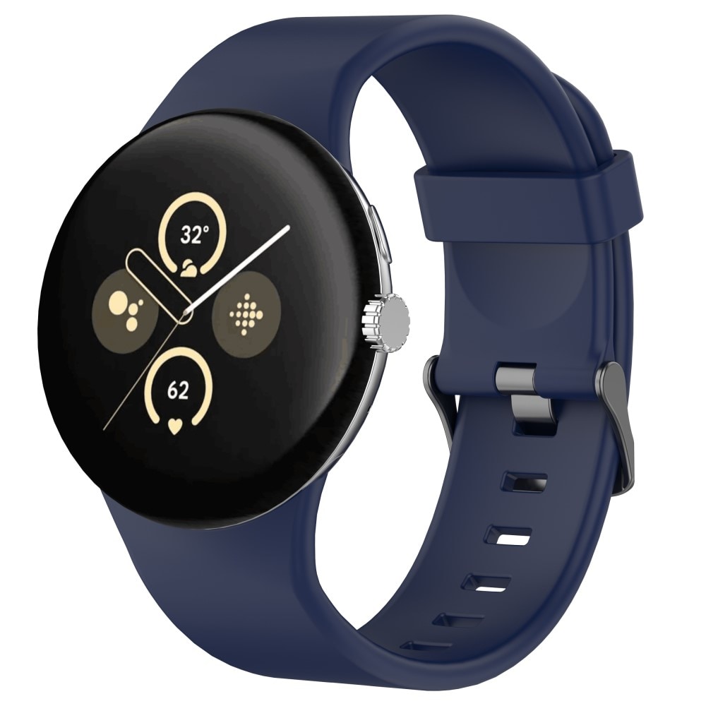 Google Pixel Watch 3 45mm Armbånd i silikone, Blå
