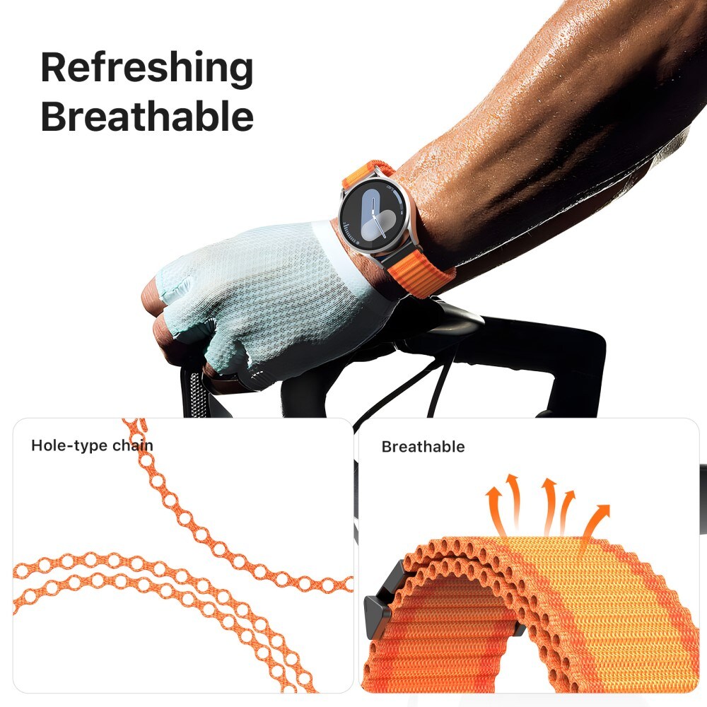   Active nylonarmbånd, Orange