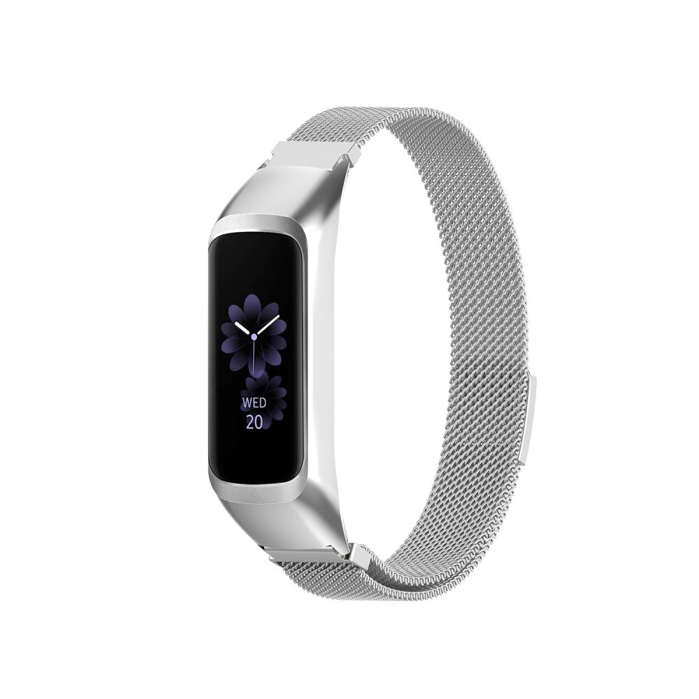 Samsung Galaxy Fit 2 Armbånd Milanese Loop, Sølv