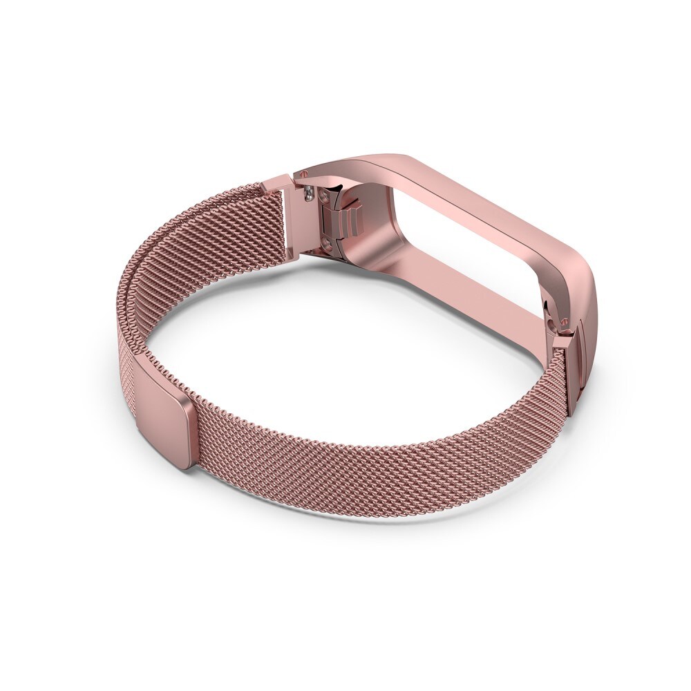 Samsung Galaxy Fit 2 Armbånd Milanese Loop, Lyserød guld