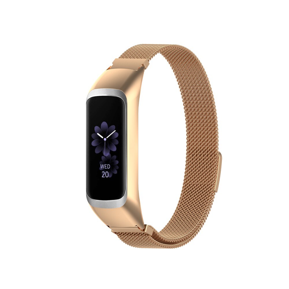 Samsung Galaxy Fit 2 Armbånd Milanese Loop, Rose guld