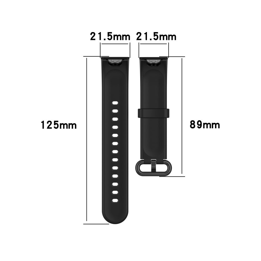 Xiaomi Mi Watch Lite Armbånd i silikone, Sort