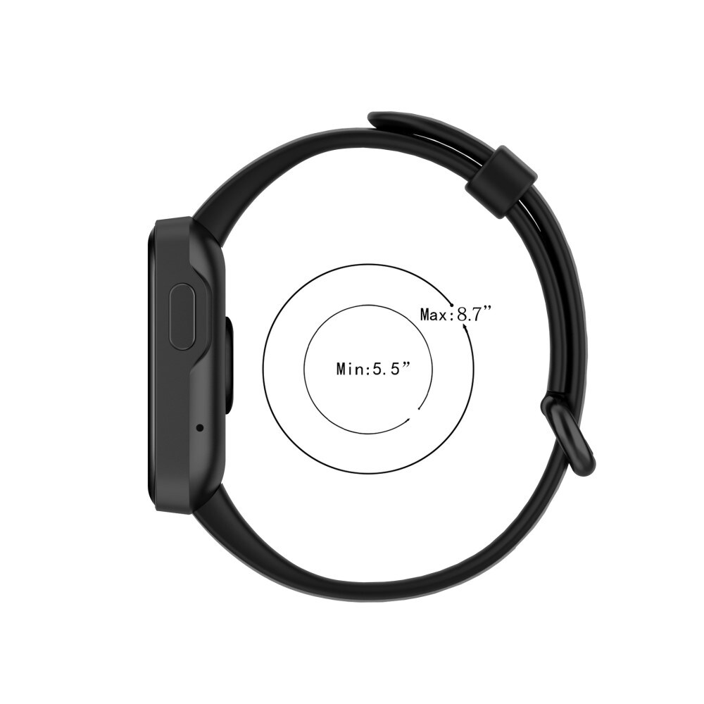 Xiaomi Mi Watch Lite Armbånd i silikone, Sort