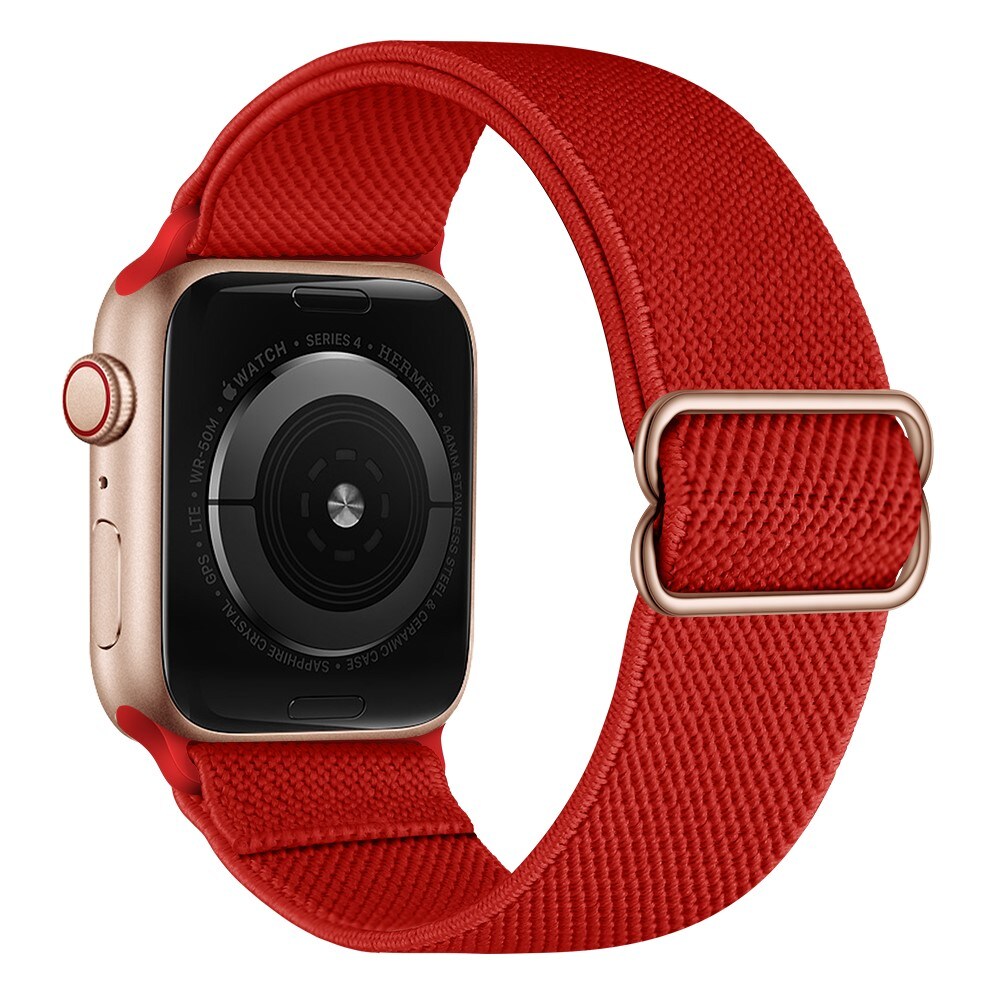 Apple Watch Series 8 41mm Armbånd i elastik, Rød