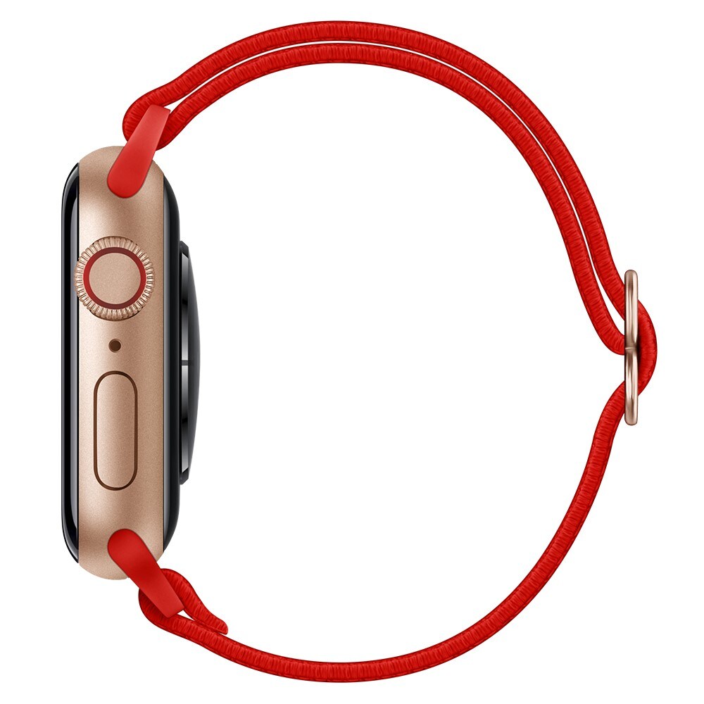 Apple Watch Series 8 41mm Armbånd i elastik, Rød