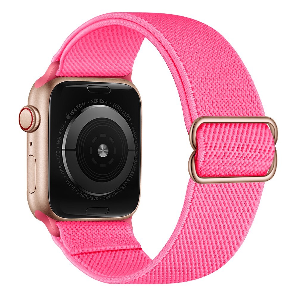 Apple Watch Series 8 41mm Armbånd i elastik, Lyserød