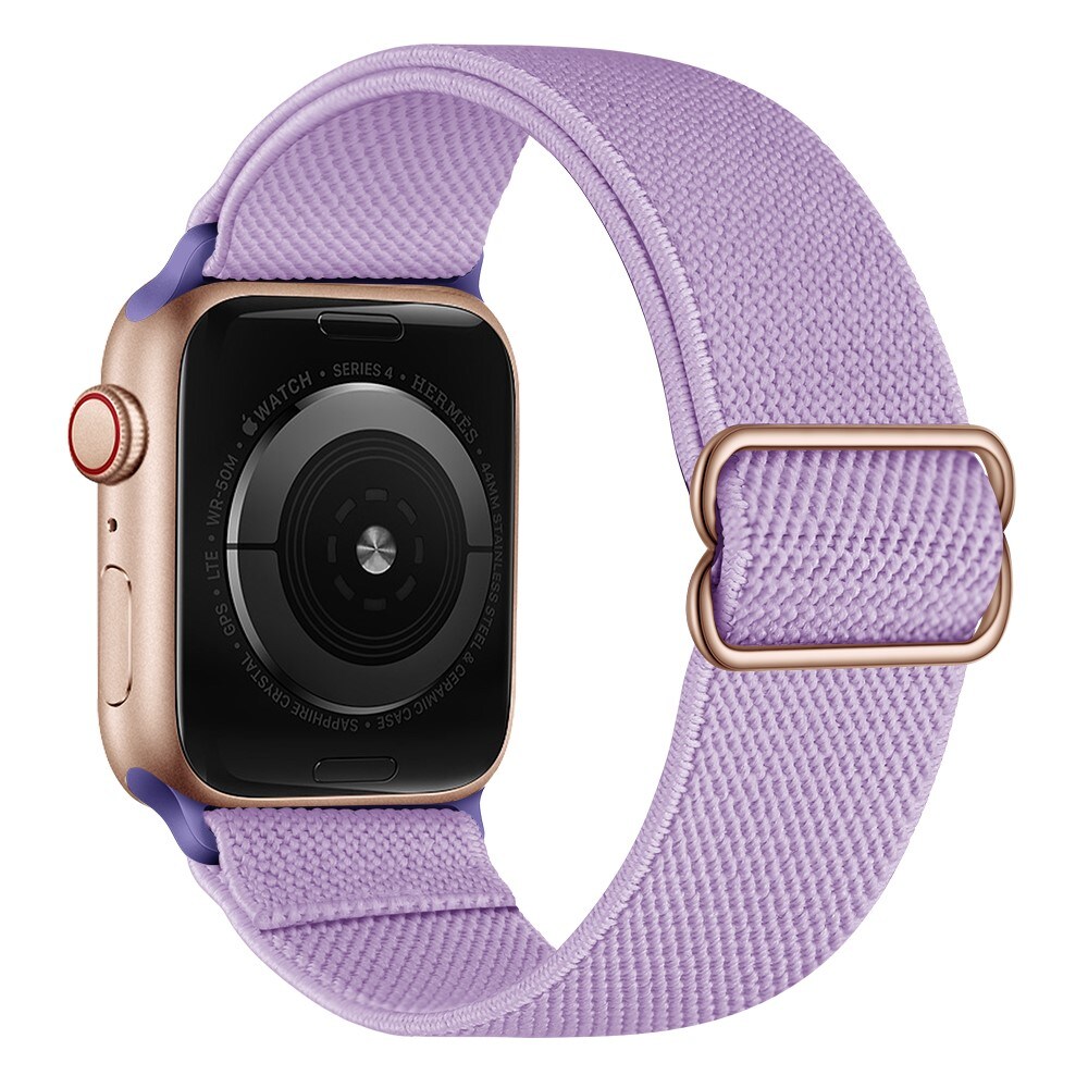 Apple Watch Series 7 41mm Armbånd i elastik, Lilla