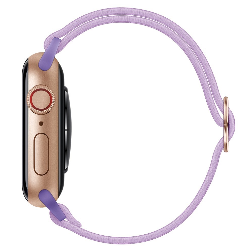 Apple Watch Series 7 41mm Armbånd i elastik, Lilla