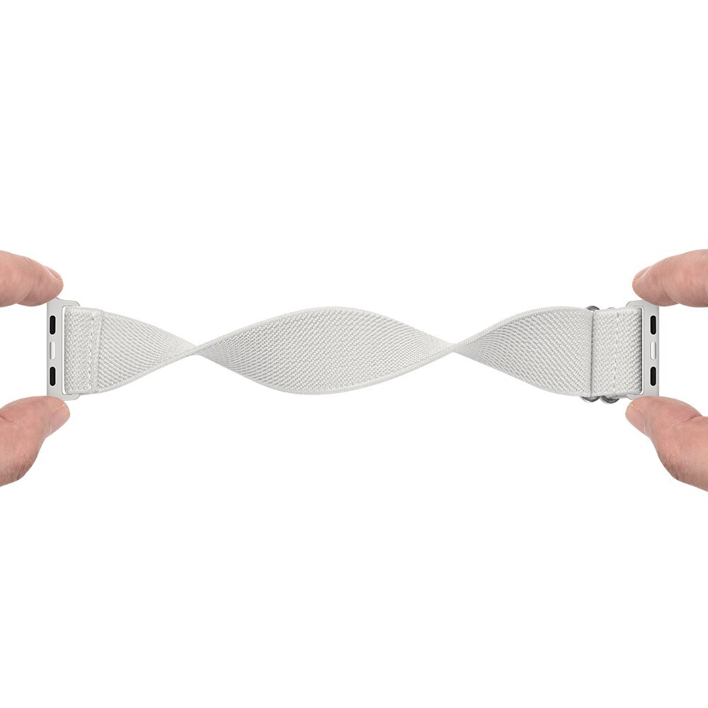 Apple Watch Ultra 49mm 1st Gen Armbånd i elastik, Hvid
