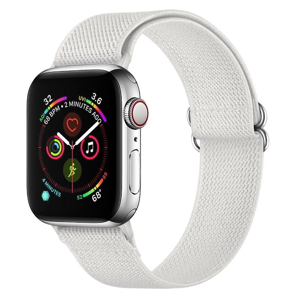 Apple Watch Ultra 49mm 1st Gen Armbånd i elastik, Hvid