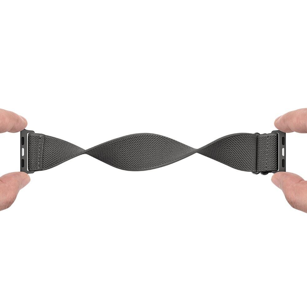 Apple Watch Series 8 45mm Armbånd i elastik, Grå