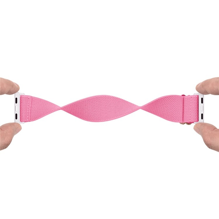 Apple Watch Series 8 41mm Armbånd i elastik, Lyserød