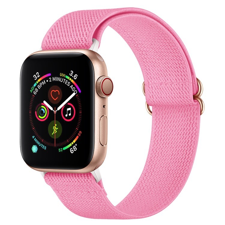 Apple Watch Series 10 46mm Armbånd i elastik, Lyserød