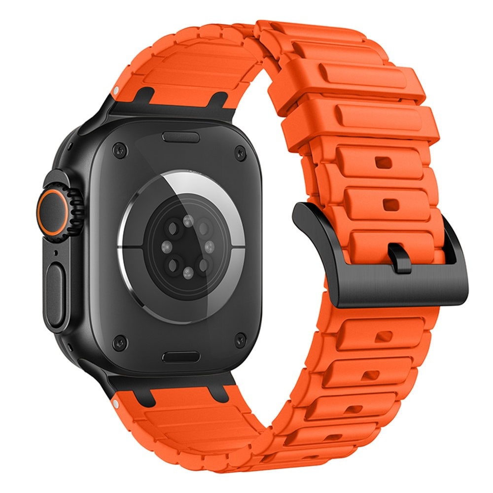 Apple Watch Series 11 46mm Tough armbånd i silikone, Orange
