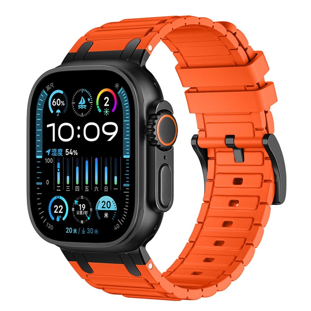 Apple Watch Series 11 46mm Tough armbånd i silikone, Orange