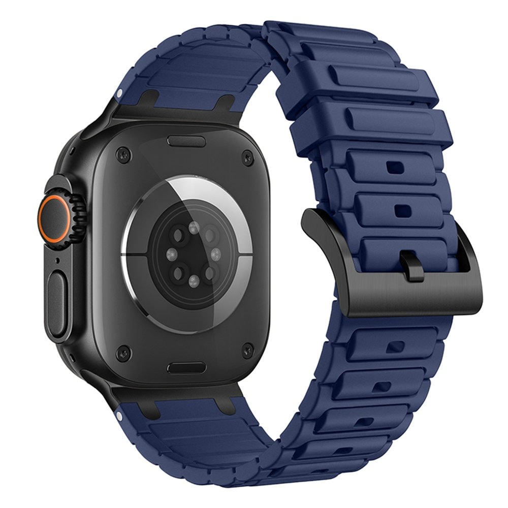 Apple Watch Series 11 46mm Tough armbånd i silikone, Mørkeblå