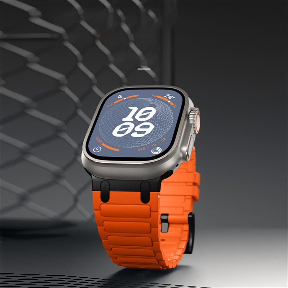 Apple Watch Series 11 46mm Tough armbånd i silikone, Mørkeblå