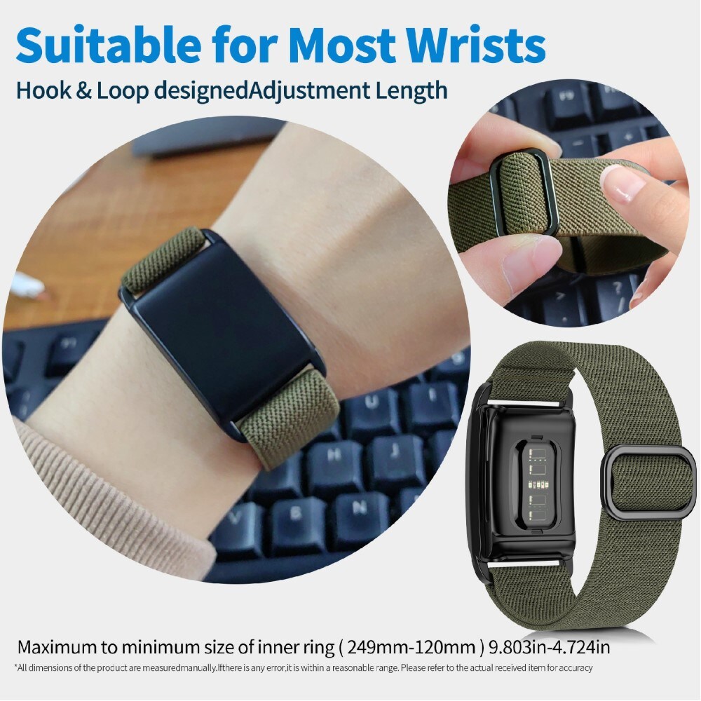 Whoop 4.0 Armbånd i elastik, Sort