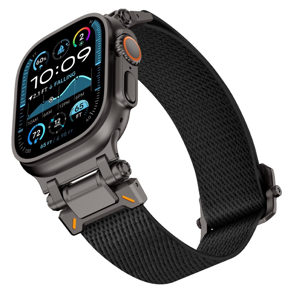 Apple Watch SE 44mm Armbånd i elastik, Sort