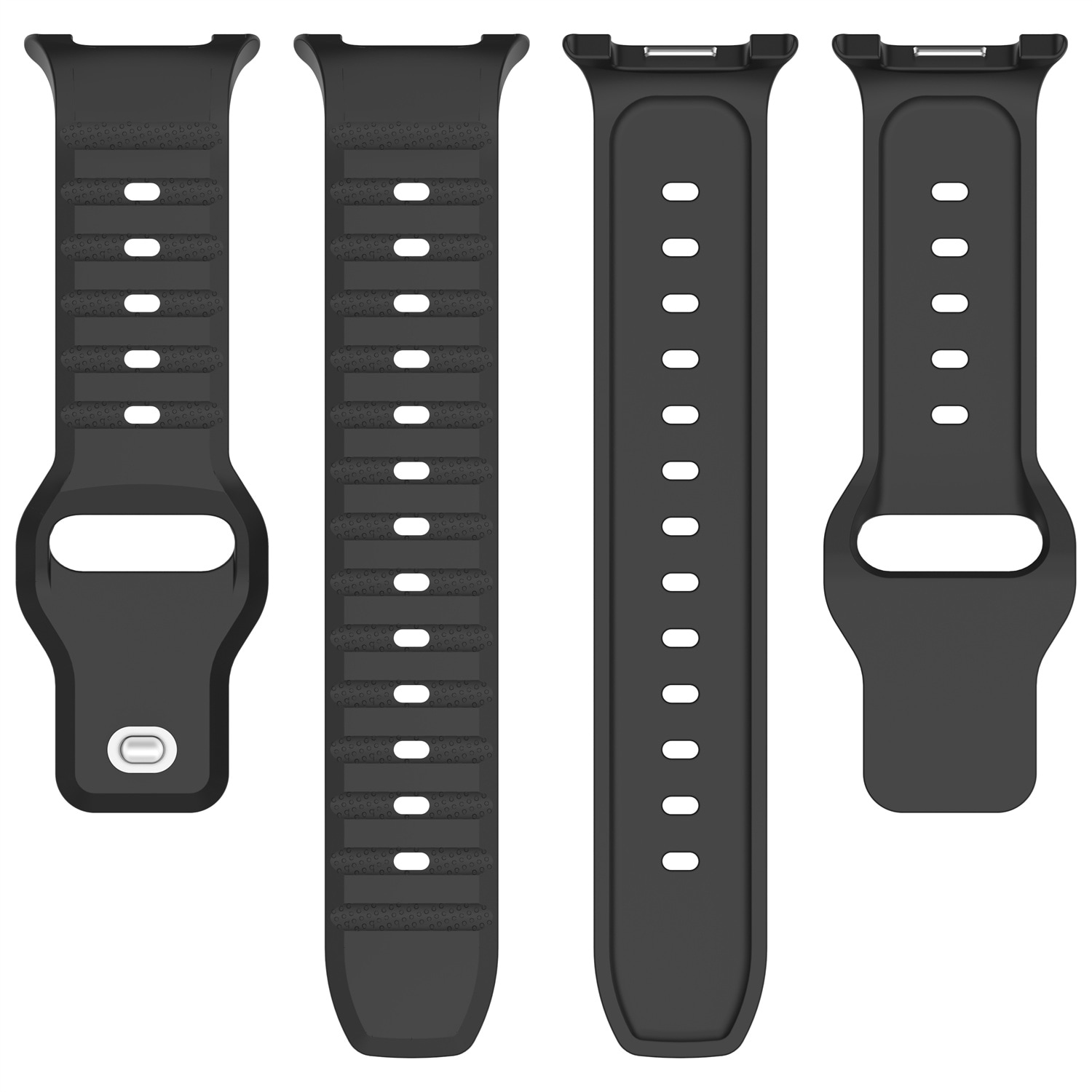 Samsung Galaxy Watch 8 44mm Armbånd i silikone, Sort