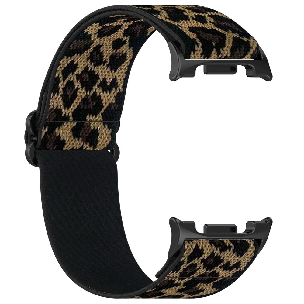 Samsung Galaxy Watch 8 Classic Armbånd i elastik, Leopard