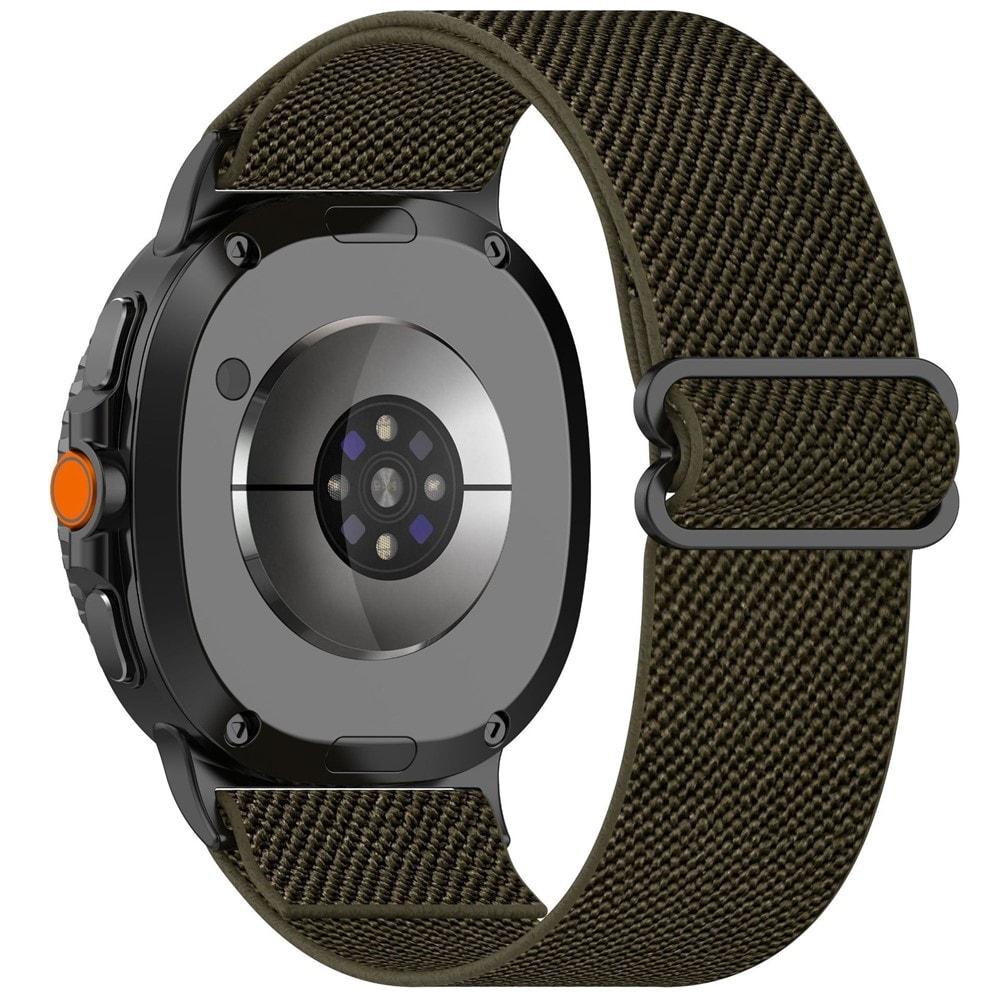 Samsung Galaxy Watch Ultra (2025) Armbånd i elastik, Mørkegrøn
