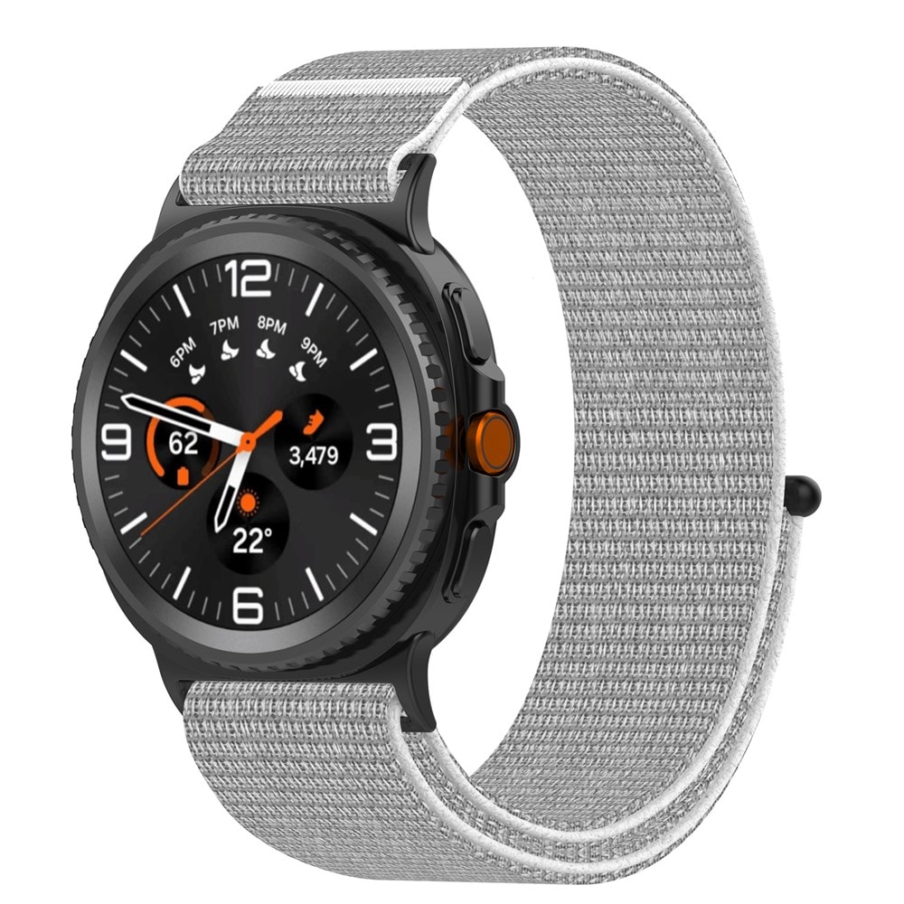 Samsung Galaxy Watch Ultra (2025) Armbånd i nylon, Grå