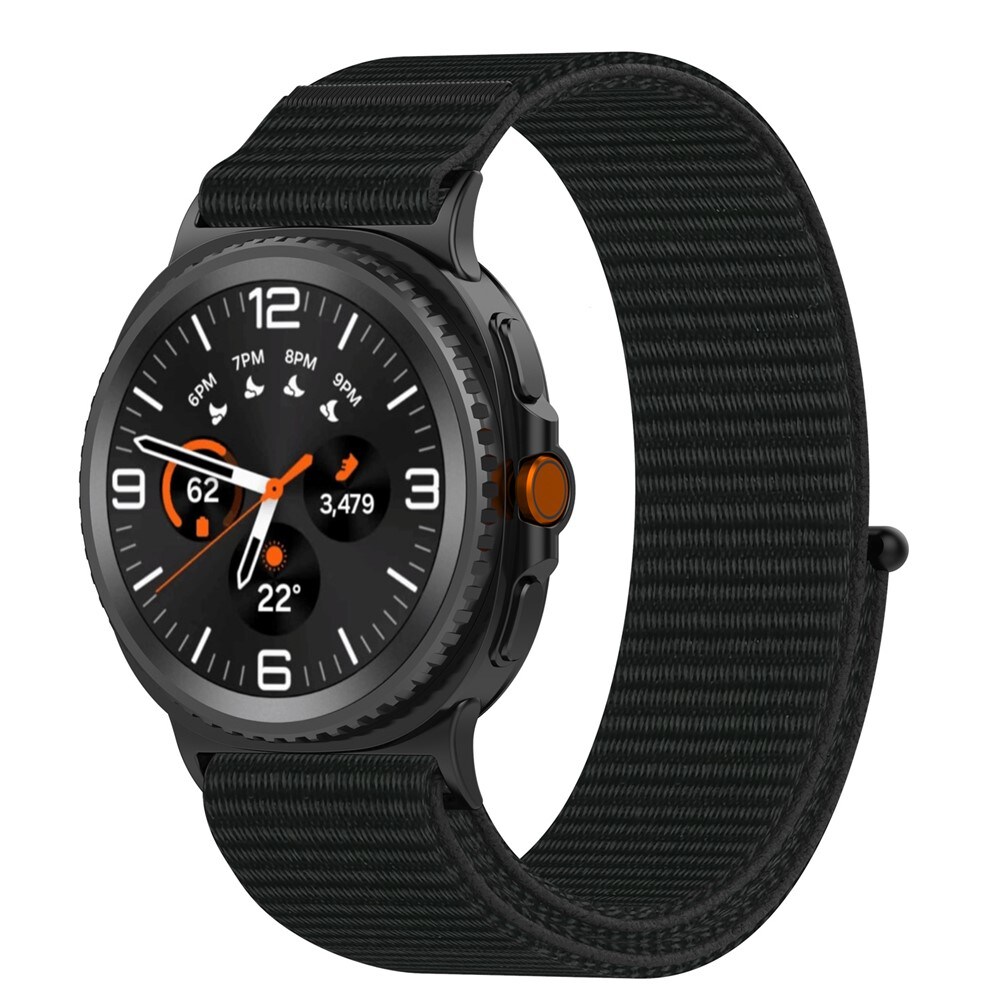 Samsung Galaxy Watch Ultra (2025) Armbånd i nylon, Sort