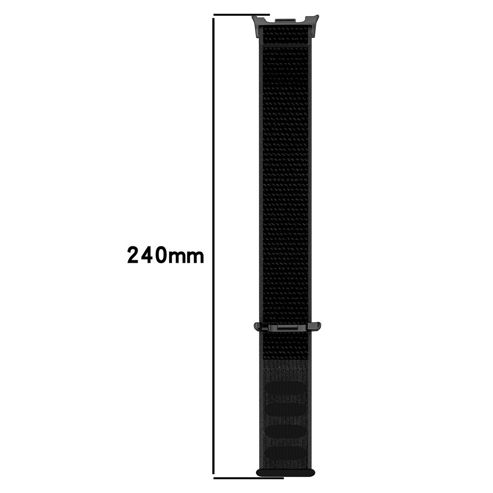 Samsung Galaxy Watch Ultra (2025) Armbånd i nylon, Sort