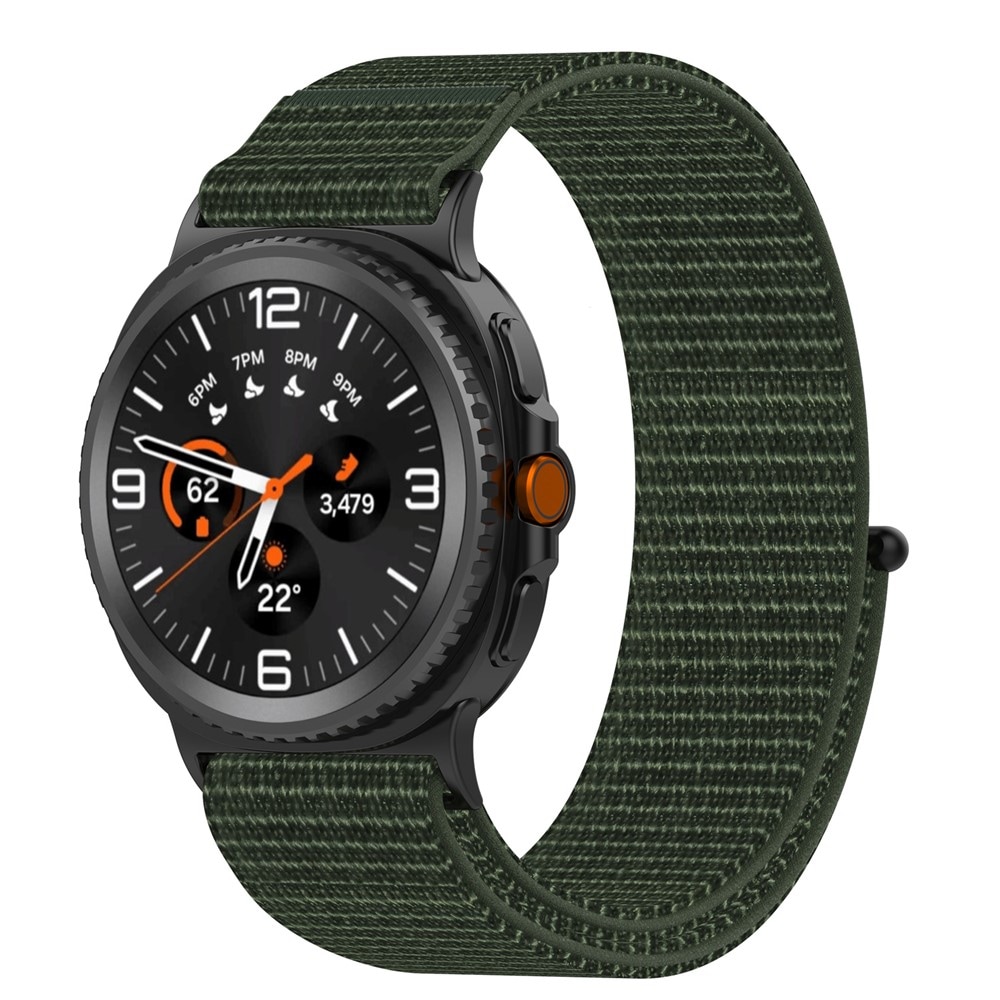 Samsung Galaxy Watch 8 Classic Armbånd i nylon, Grøn