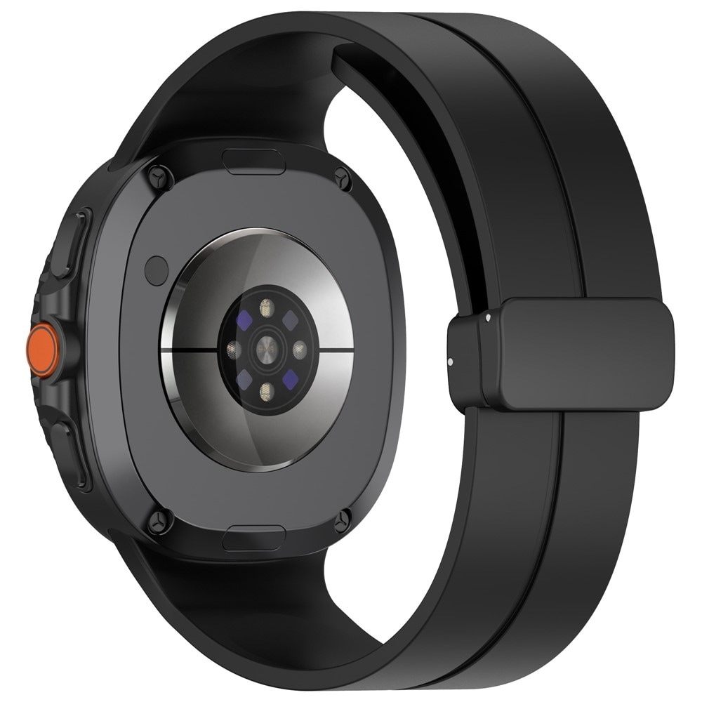 Samsung Galaxy Watch 8 Classic Armbånd i silikone, Sort