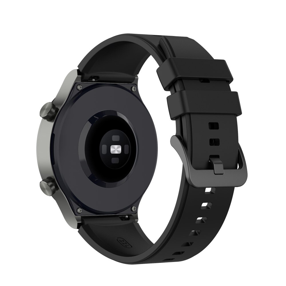 Huawei Watch GT 2 46mm Armbånd i silikone, Sort