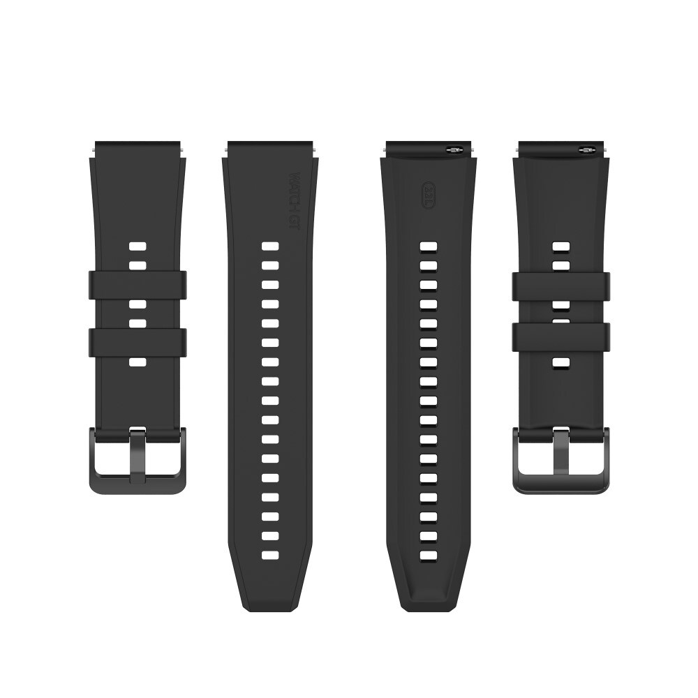 Huawei Watch GT 2 46mm Armbånd i silikone, Sort