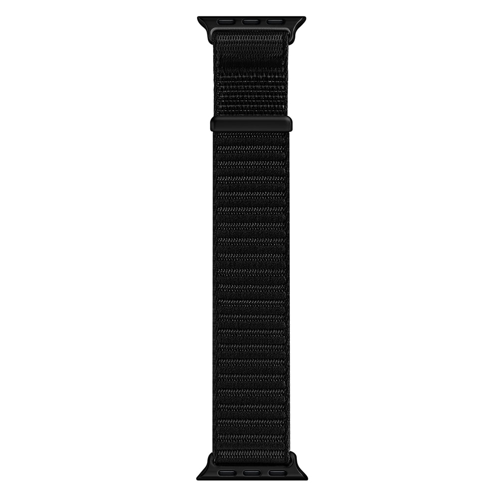 Apple Watch Series 11 42mm Nylonarmbånd, Sort