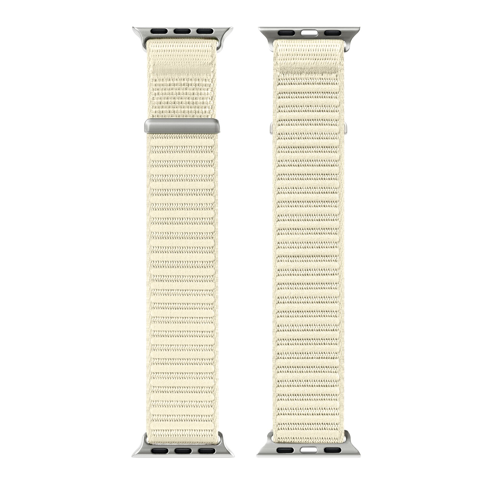 Apple Watch Series 11 42mm Nylonarmbånd, Hvid