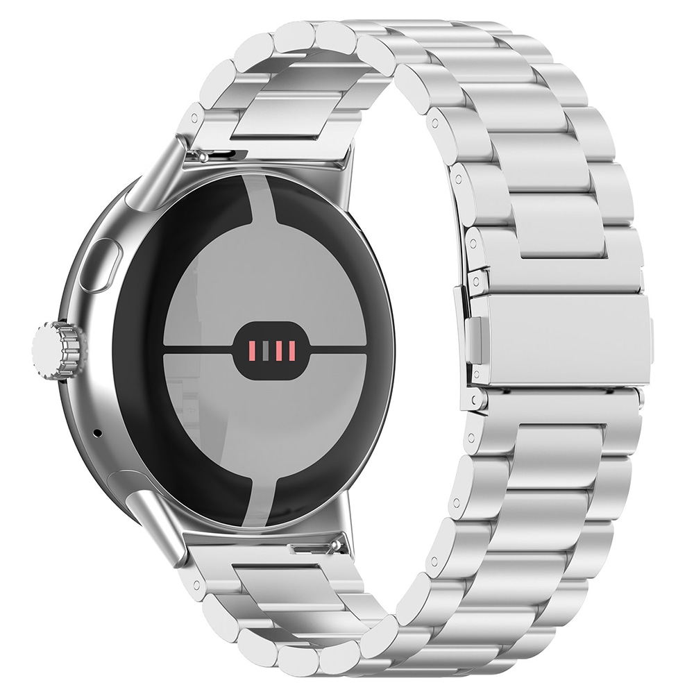 Google Pixel Watch 3 41mm Smart armbånd i titanium, Sølv