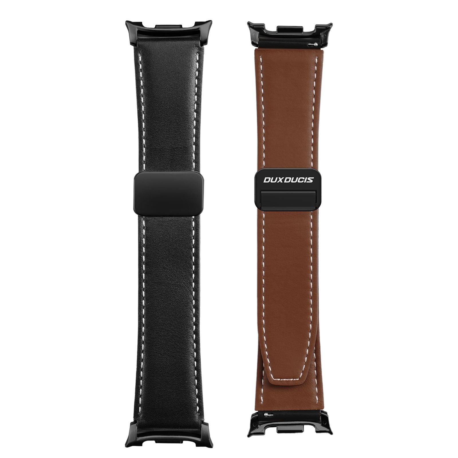 Samsung Galaxy Watch 8 40mm Rem i læder, Sort
