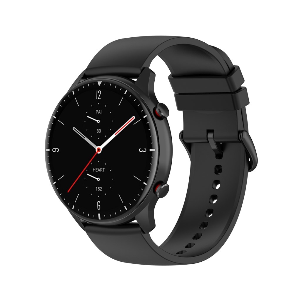 Amazfit GTR 2 Classic/GTR 2e/GTR 2 Sport Armbånd i silikone, Sort