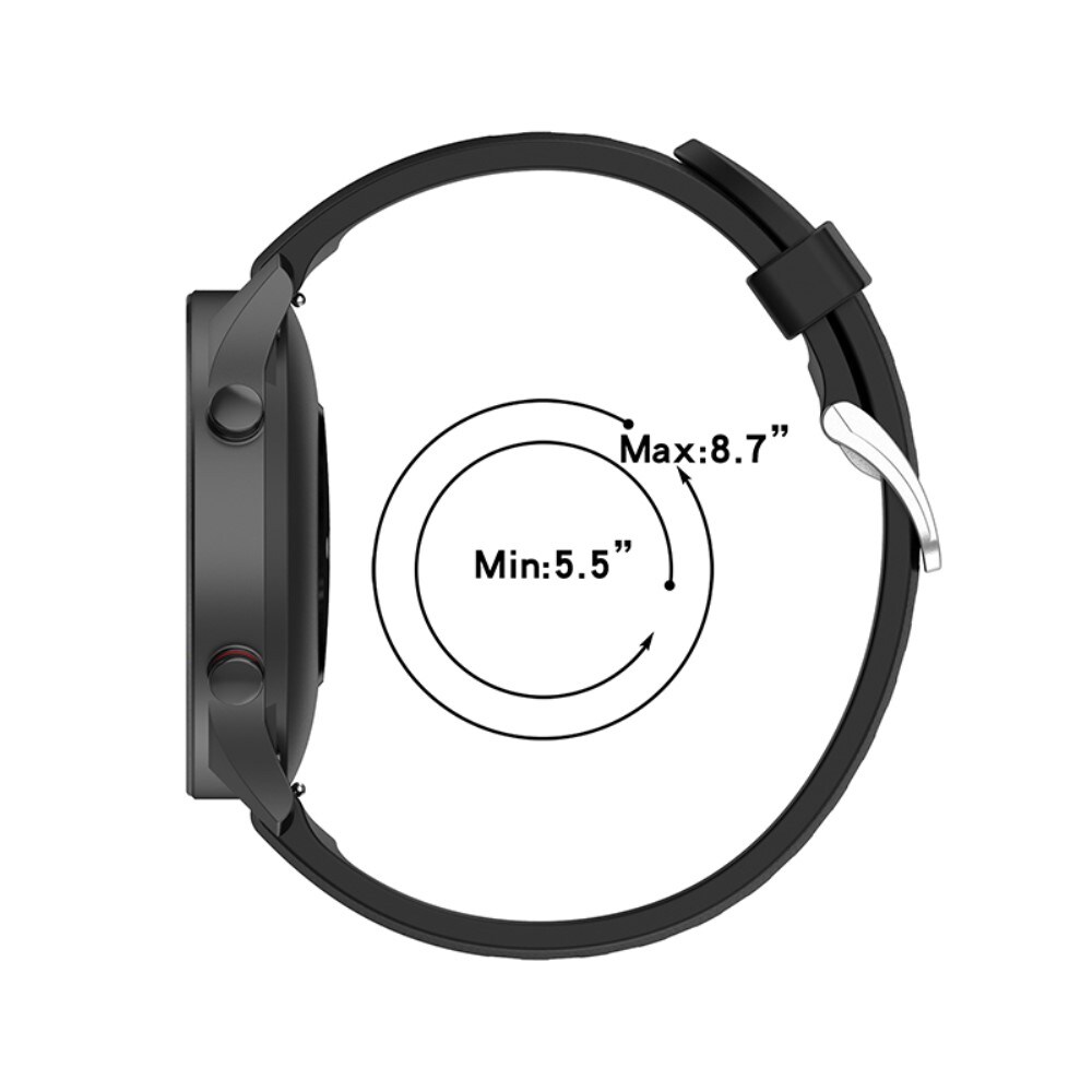 Xiaomi Mi Watch Armbånd i silikone, Sort
