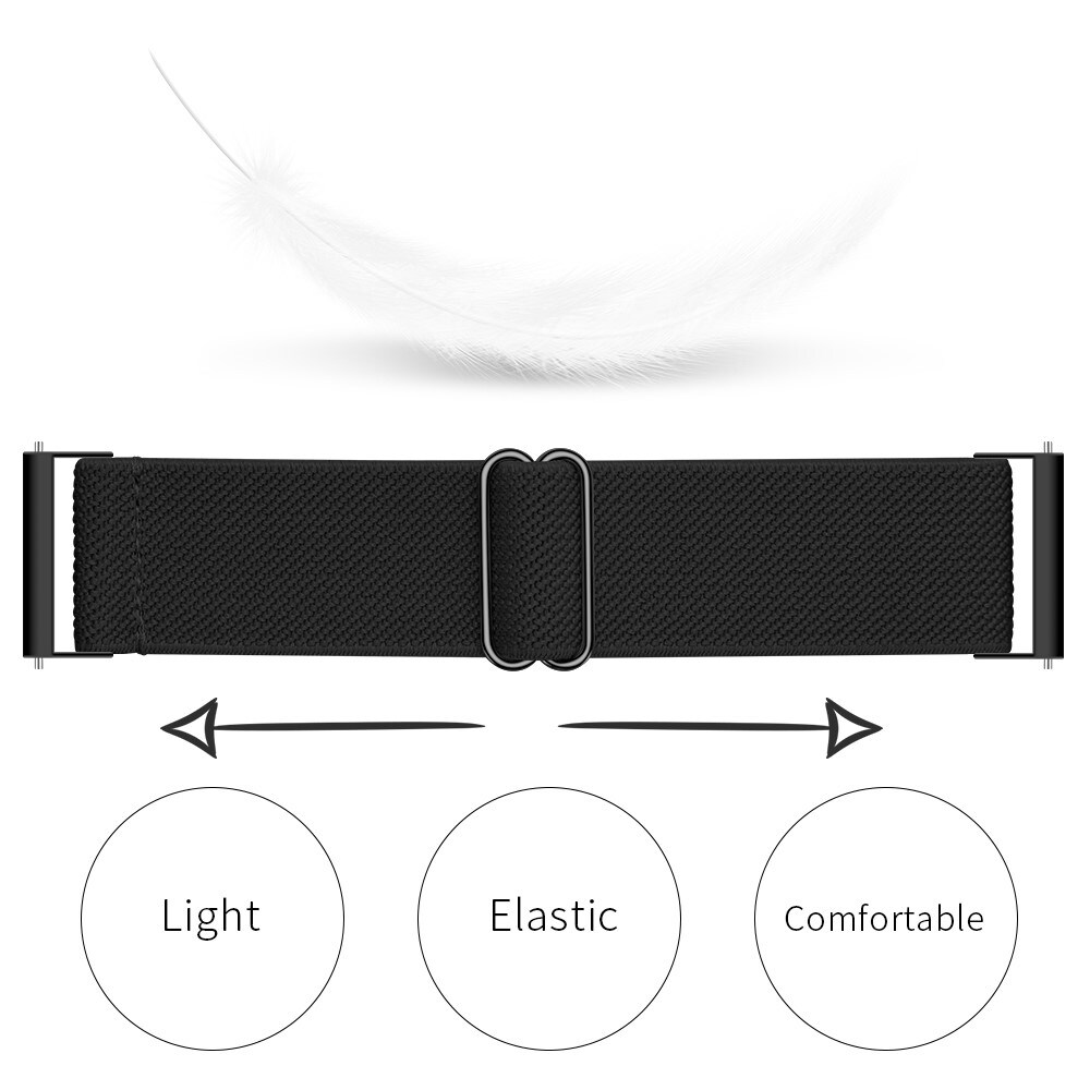 Samsung Galaxy Watch 6 40mm Armbånd i elastik, Sort