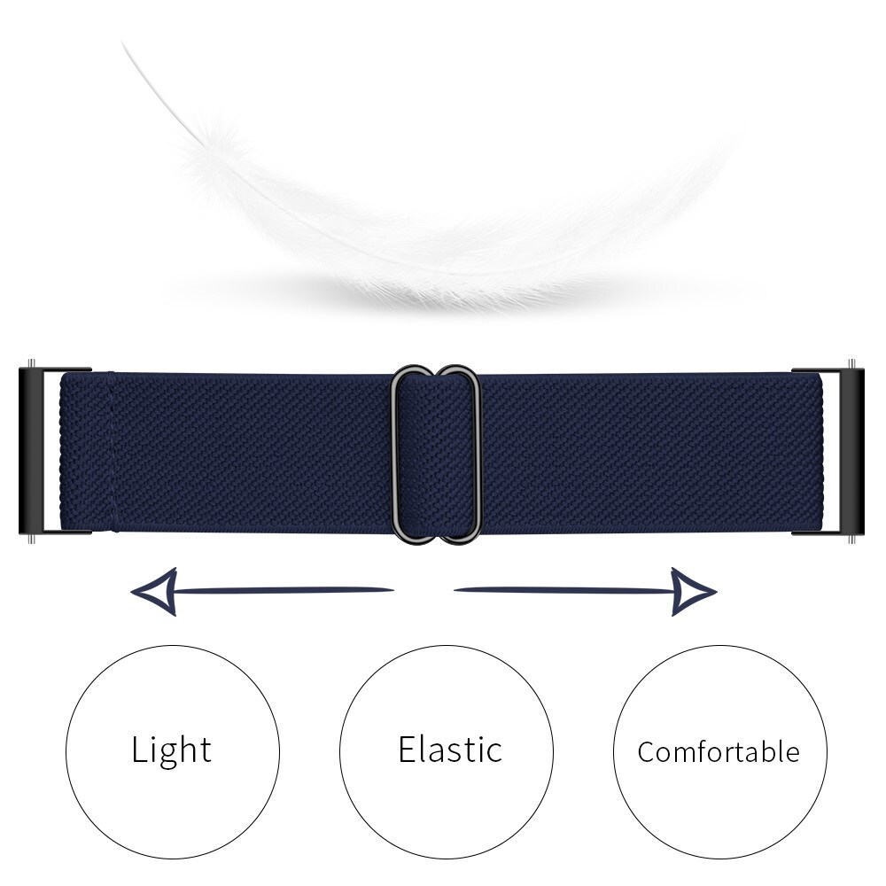 Samsung Galaxy Watch 8 44mm Armbånd i elastik, Mørkeblå