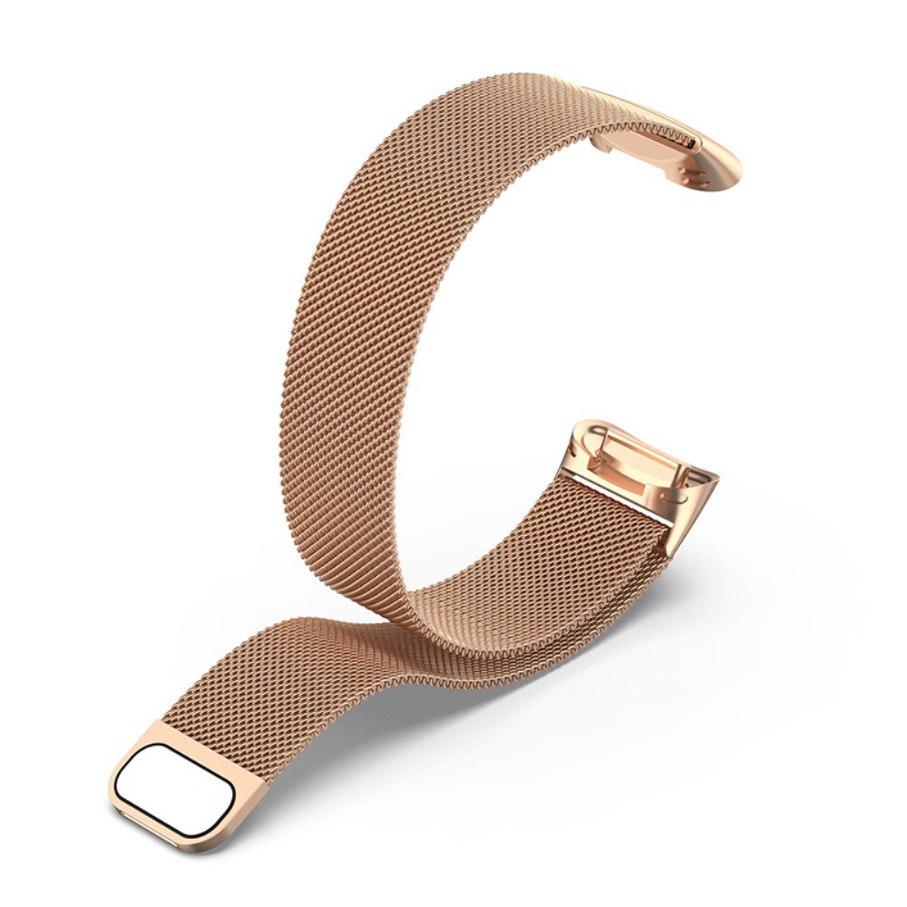 Fitbit Charge 6 Armbånd Milanese Loop, Rose guld