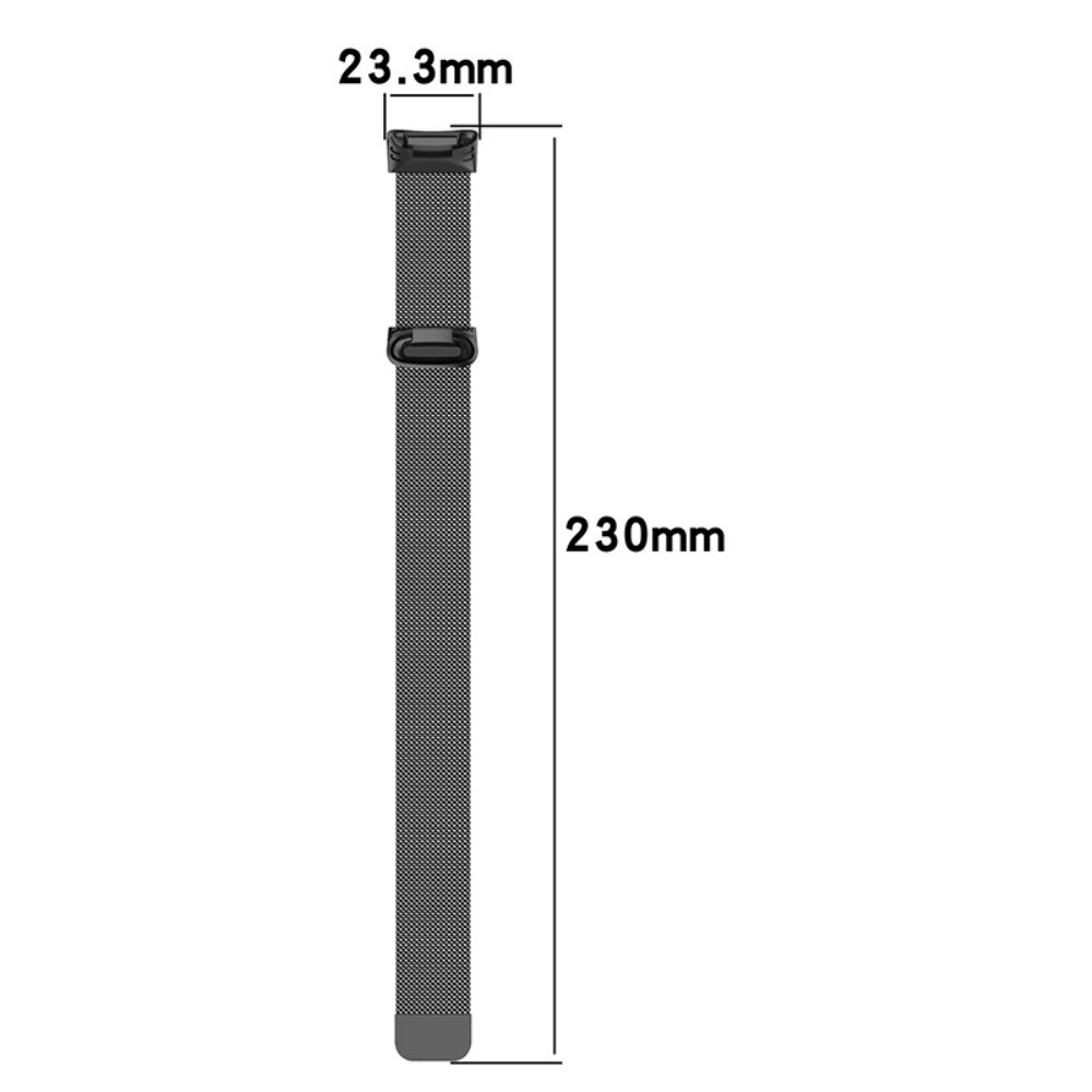 Fitbit Charge 6 Armbånd Milanese Loop, Rose guld