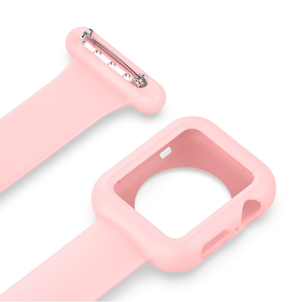 Apple Watch SE 3 40mm Sygeplejerskeur med cover, Lyserød