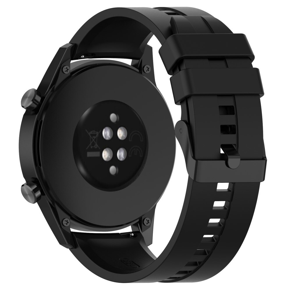 Huawei Watch GT 3 46mm/Watch GT Runner Armbånd i silikone, Sort