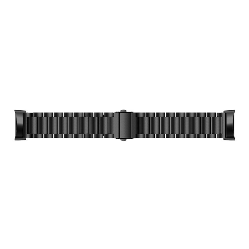 Fitbit Charge 5 Stilrent linkarmbånd i metal, Sort