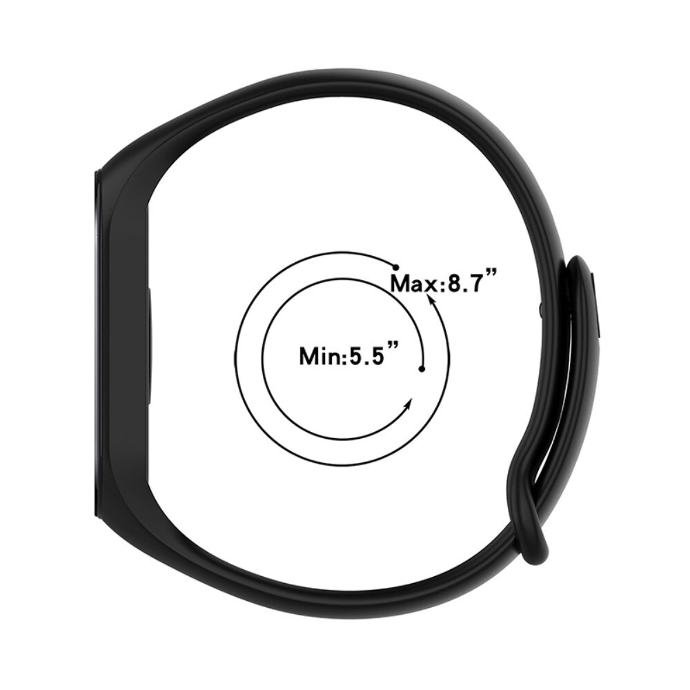 Xiaomi Mi Band 7 Armbånd i silikone, Sort
