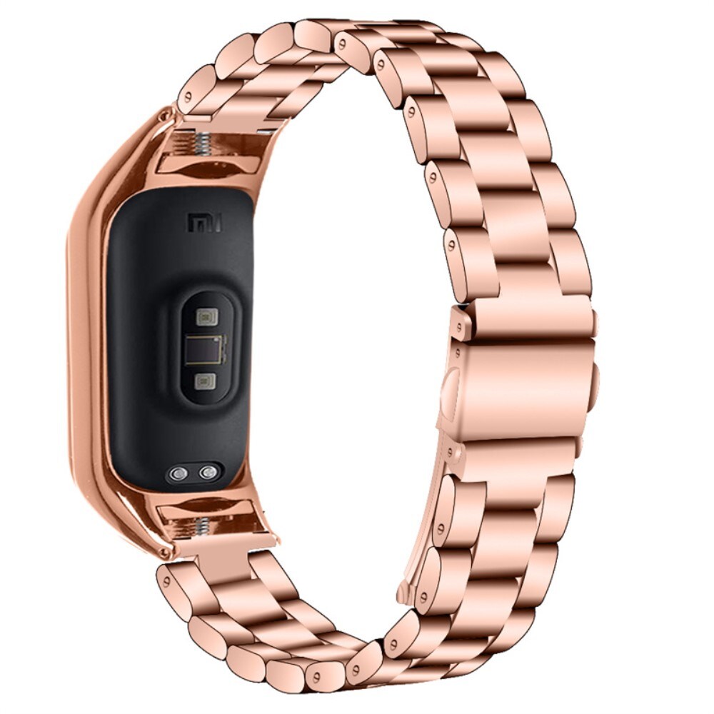 Xiaomi Mi Band 7 Stilrent linkarmbånd i metal, Rose guld