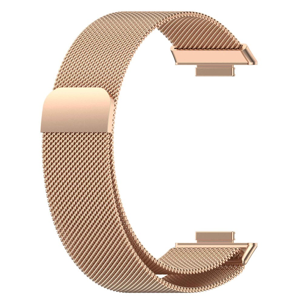 Huawei Watch Fit 2 Armbånd Milanese Loop, Rose guld